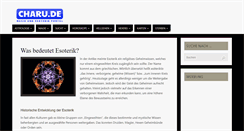 Desktop Screenshot of charu.de